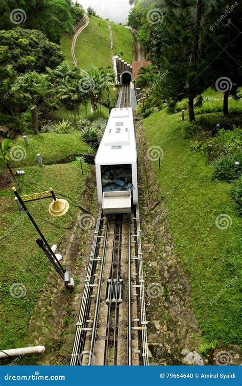 Penang Hill Train,Most Iconic Transport at Penang Hill, Malaysia Stock ...