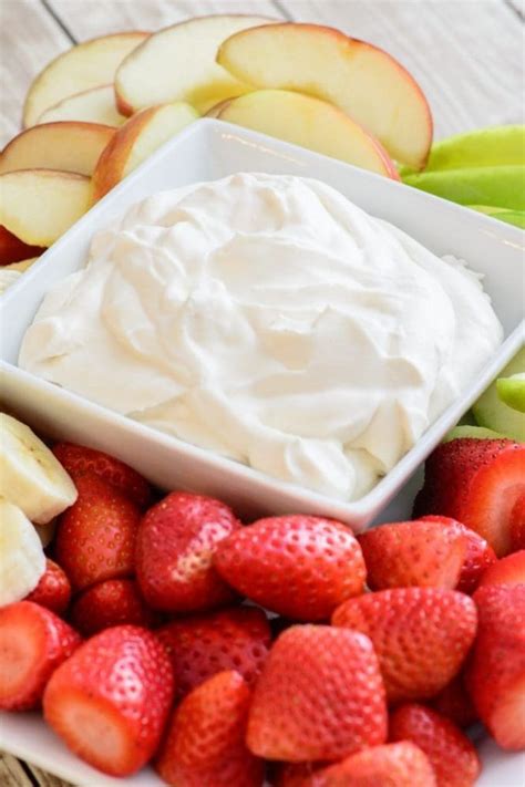 4 Ingredient Healthy Yogurt Fruit Dip - Almost Supermom