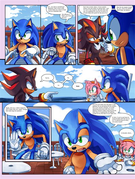 Sonic Vs. Shadow Comic: Page 3 by Chicaaaaa on DeviantArt