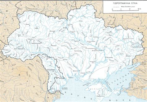 Detailed rivers map of Ukraine in Ukrainian | Vidiani.com | Maps of all ...