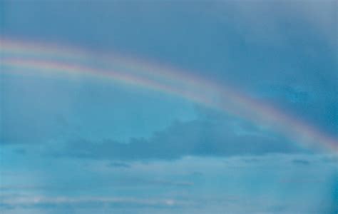 Rainbow on a Blue Sky · Free Stock Photo