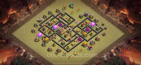 Best War Base TH8 with Link, Anti Air / Dragon 2023 - Town Hall Level 8 ...