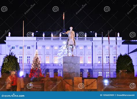 The Presidential Palace in Warsaw, Poland Editorial Stock Image - Image ...