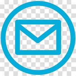 Blue Mail Icon Aesthetic