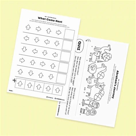 God Calls Abram-Bible Drawing Coloring Pages Printable for Kids Lesson - HISBERRY