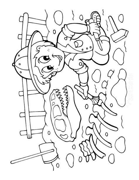 Dinosaur Fossil Coloring Sheet | Fossile dinosaure, Dinosaure, Coloriage