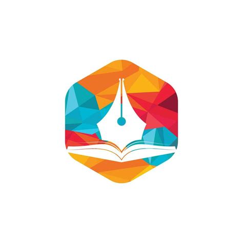 Book pen vector logo design. Logo design vector for education department. 11405424 Vector Art at ...