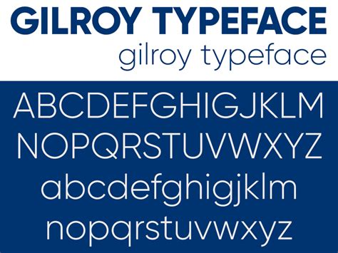 Free font: Gilroy – The Graphic Mac