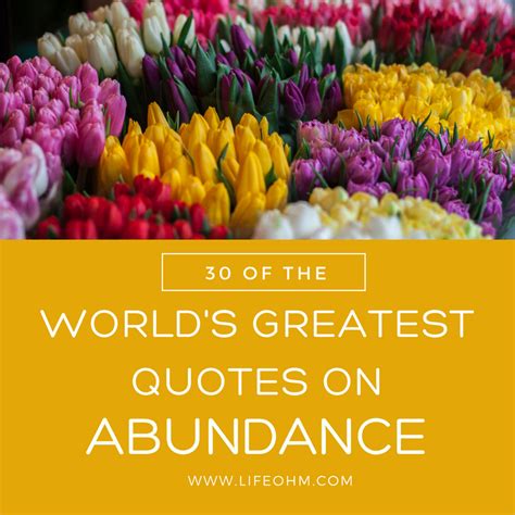 30 of the World’s Greatest Quotes on Abundance to Help You Live a Richer Life | LifeOhm