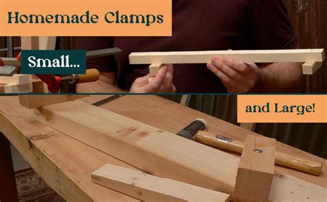 Quick Homemade Clamps - Small & Large [with video] - The English Woodworker