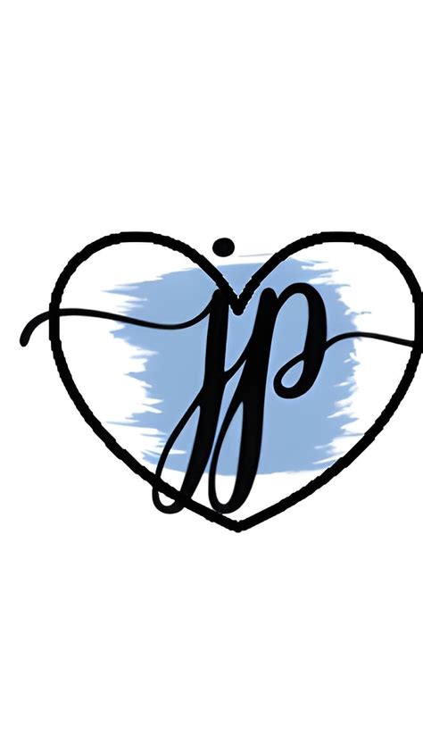 J.p Name Love, blue bg j p, blue bg jp, letter jp, HD phone wallpaper | Peakpx