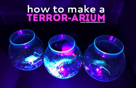 Halloween Crafts: Glow in the Dark Terror-arium