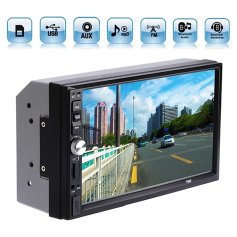 2DIN Car Bluetooth Audio 7" HD Touch screen Radio In Dash Screen Stereo ...