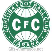 gif animado do Coritiba Foot Ball Club em 3D escudo time de futebol brasileiro brasão emblema logo