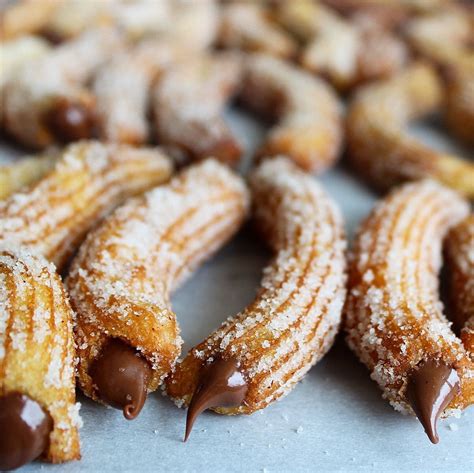 [Homemade] Nutella Stuffed Churros : food