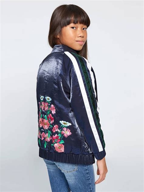 VELVET-LOOK FLORAL JACKET | GUESS.eu | Floral jacket, Guess kids, Jackets