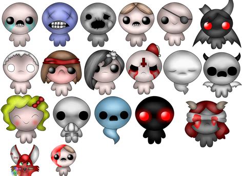 -FAN ART- TBOI todos los personajes | ° The Binding Of Isaac Amino ° Amino