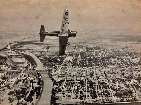 Aerial View of Waco, TX. from the 1944 class photo book of Waco ...