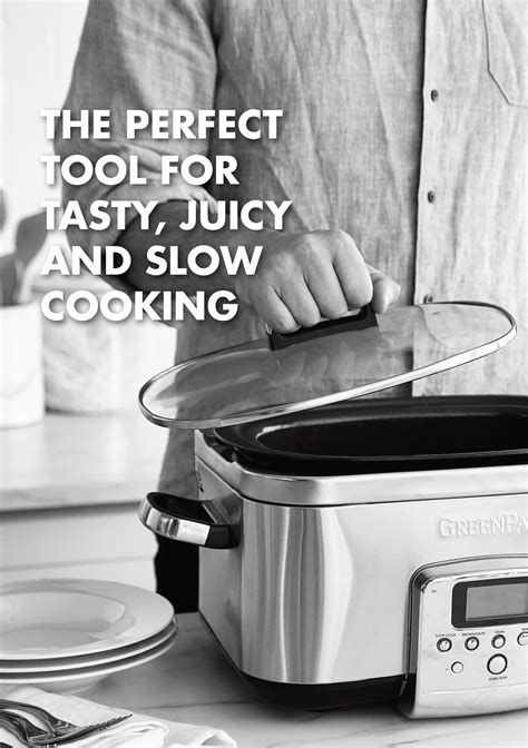 GREENPAN 6L Non Stick Ceramic Slow Cooker Instruction Manual