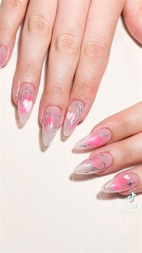 y2k pink nails | Pink nails, Stylish nails, Gel nails