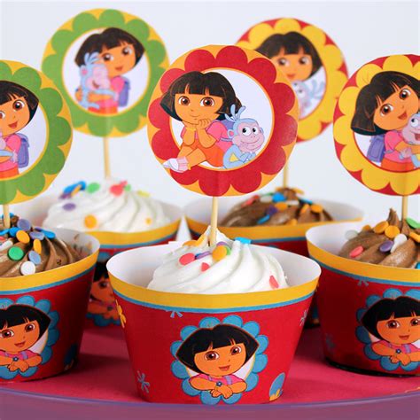 Dora Birthday Party Cupcake Toppers | Nickelodeon Parents