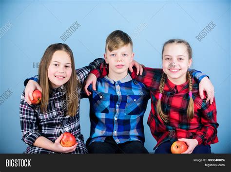 Friends Kids Hug Each Image & Photo (Free Trial) | Bigstock