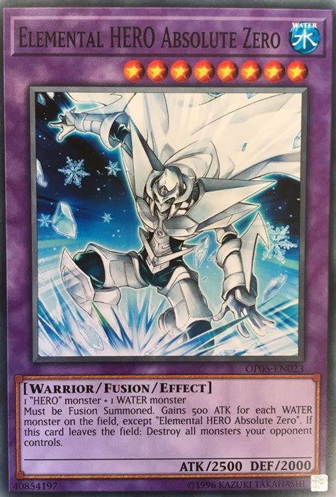 Elemental HERO Absolute Zero | Yu-Gi-Oh! | FANDOM powered by Wikia