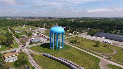 Bay City's South End Water Tower w/ Parrot Bebop 2 - YouTube