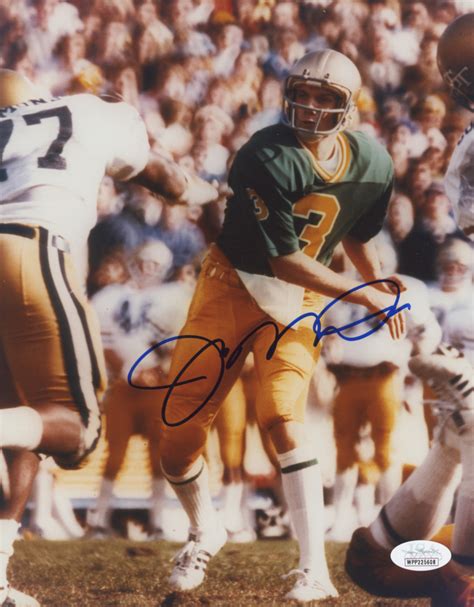 Joe Montana Signed Notre Dame Fighting Irish 8x10 Photo (JSA COA ...