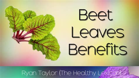 Beet Leaves: Benefits & Uses - YouTube