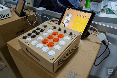 Making music with BeatBox, a Labo-like drum machine kit | Engadget