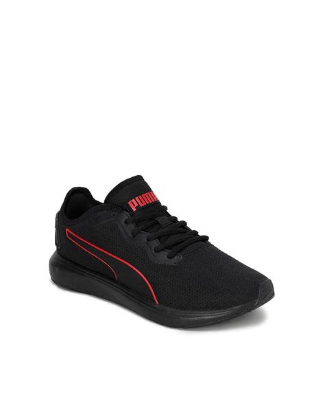 Puma Shoes Black And Red