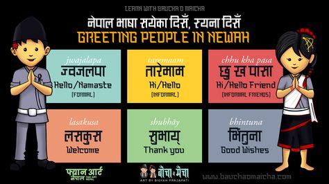 Learn some Newari words #nepal #nepali #newah #greetings #namaste #bauchaomaicha | Namaste ...