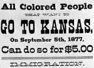 US Slave: The Exodusters: Freedmen's Migration to Kansas