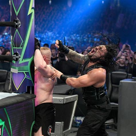 Wrestlemania 34 ~ Roman Reigns vs Brock Lesnar - WWE Photo (41294237 ...