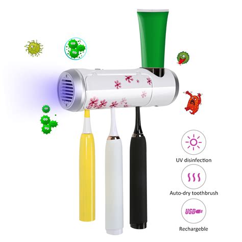 UV toothbrush sanitizer,UV Light Toothbrush Sterilizer Box Ultraviolet ...