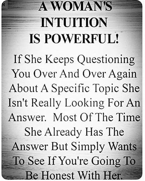 a woman intuition | Intuition quotes, Wisdom quotes, Funny quotes