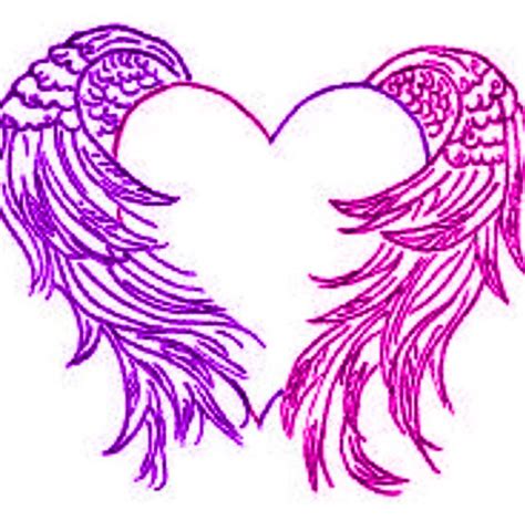 pink and purple hearts | More from ~ DarkAngel15414 Engel Tattoos, Mom ...