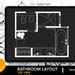 Architectural Bathroom Layout for Procreate Bathroom Design - Etsy