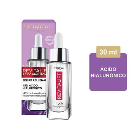 Sérum L'Oreal Paris rellenador revitalift ácido hialurónico 30 ml | Walmart