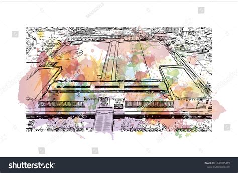 Building View Landmark Batangas Province Philippines Stock Vector ...