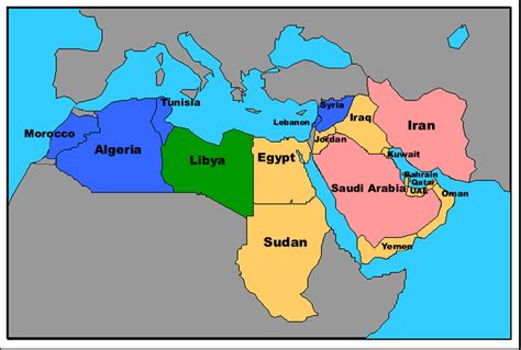 North Africa and ME