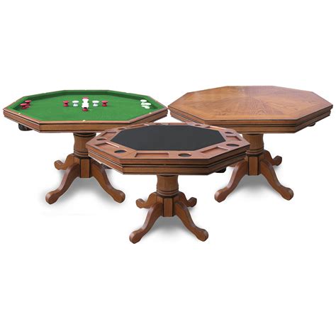 Hathaway Kingston Oak 3-in-1 Poker Table - Walmart.com