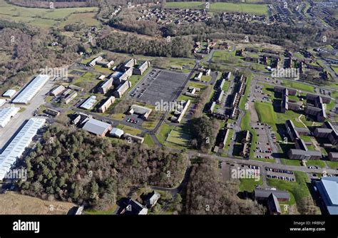 aerial view of Catterick Garrison, North Yorkshire, UK Stock Photo ...