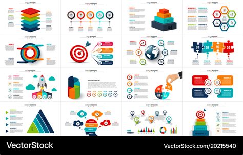 Startup infographics presentation Royalty Free Vector Image