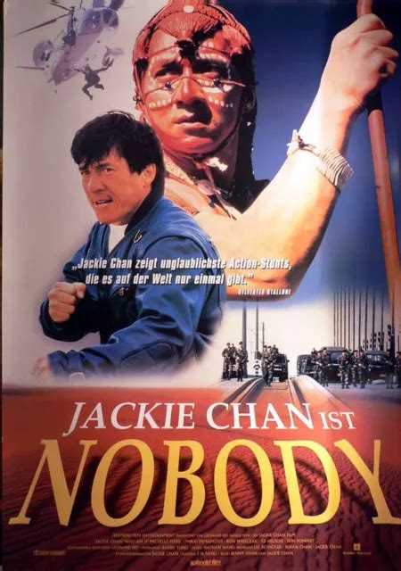 JACKIE CHAN IST Nobody - Michelle Ferre - Filmposter A1 84x60cm gerollt EUR 15,00 - PicClick FR