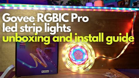 Govee RGBIC PRO led strips - Lightshow, Setup Guide, Review // Brightness matters! - YouTube