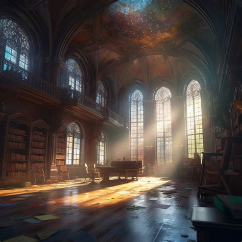 ArtStation - Enchanted Knowledge: Exploring the Grand Library of the ...