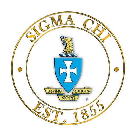 Sigma Chi Circle Crest - Shield Decal SALE $6.95. - Greek Gear®