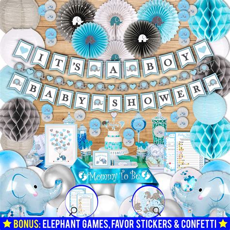 Elephant Baby Shower Theme Boy Deals Store, Save 69% | jlcatj.gob.mx